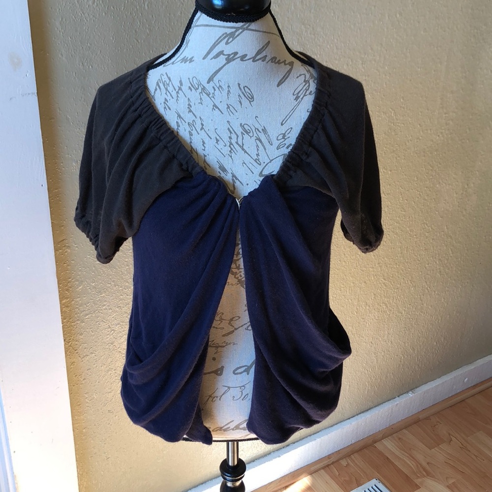 Free People Gathered Color Block Cardigan